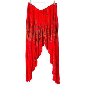 Belma New York Red Gold Harem Pants size plus size XL